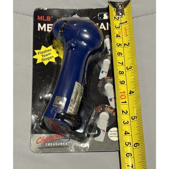 New MLB Genuine Merchandise New York Mets MLB Message Fan Portable Hand Held Fan - Picture 4 of 5